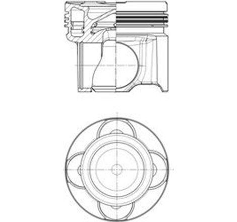Piston - Kolbenschmidt-41101600