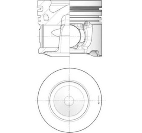 Piston - Kolbenschmidt-41253600