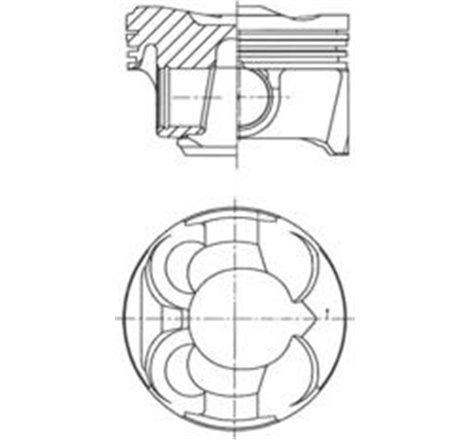 Piston - Kolbenschmidt-41267600