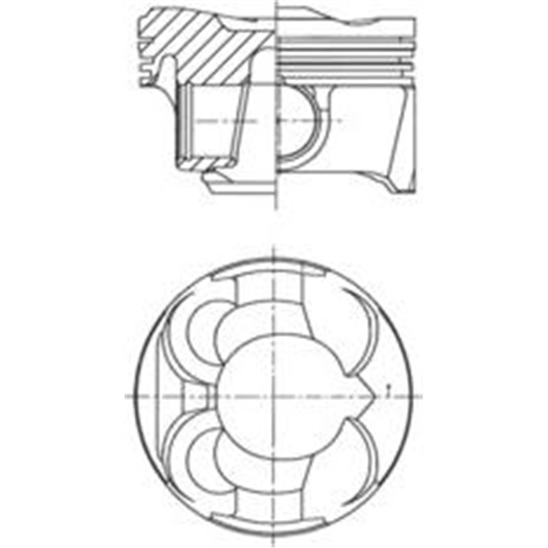 Piston - Kolbenschmidt-41267600