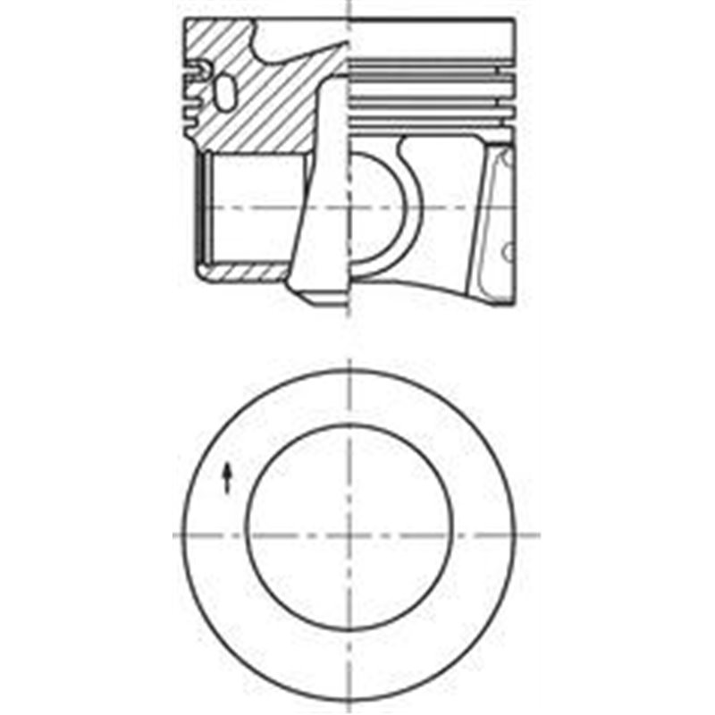 Piston - Kolbenschmidt-41271600