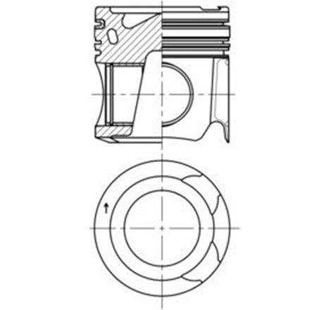 Piston - Kolbenschmidt-41276600