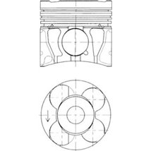 Piston - Kolbenschmidt-41286600