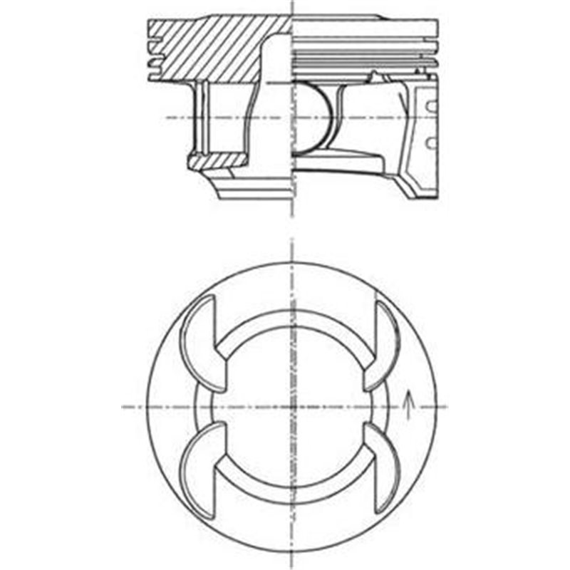 Piston - Kolbenschmidt-41492610