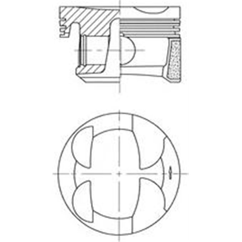 Piston - Kolbenschmidt-41705600