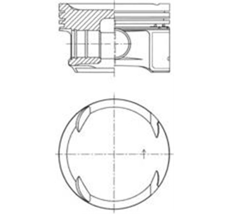 Piston - Kolbenschmidt-41725600
