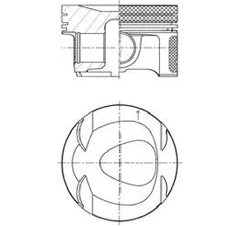 Piston - Kolbenschmidt-41727600