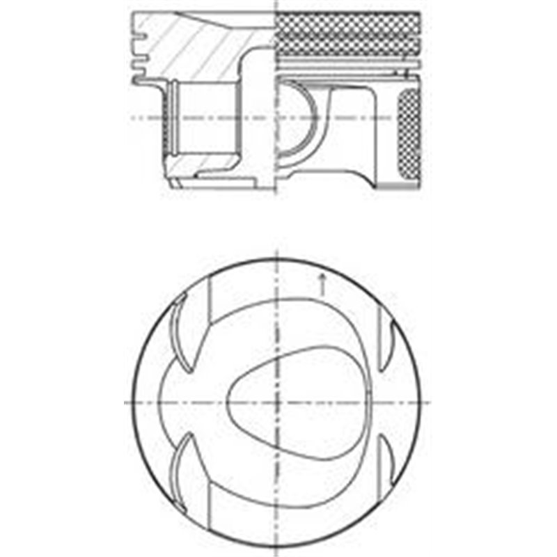 Piston - Kolbenschmidt-41727600