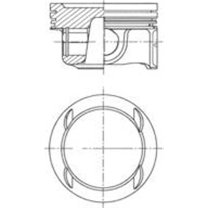 Piston - Kolbenschmidt-41784620