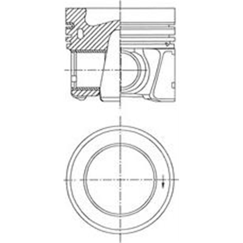 Piston - Kolbenschmidt-41785600