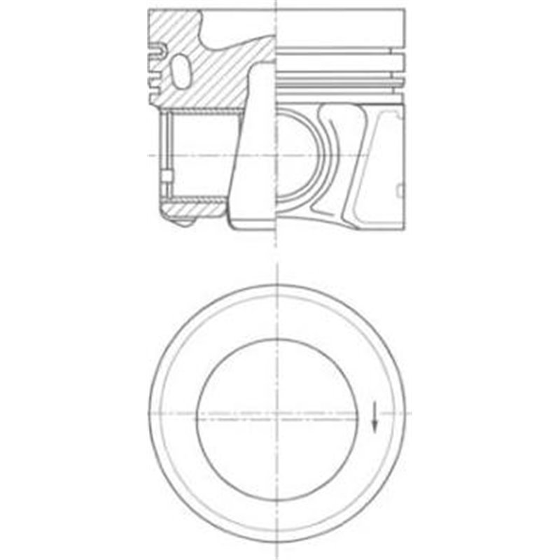Piston - Kolbenschmidt-41936600