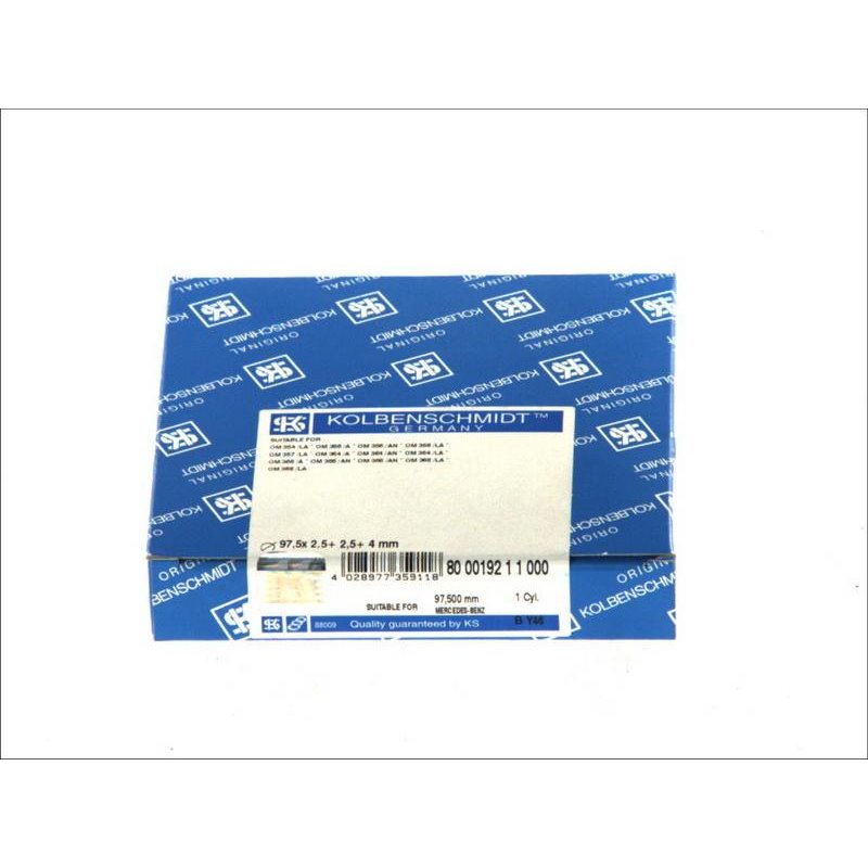 Set segmenti piston - Kolbenschmidt-800019211000