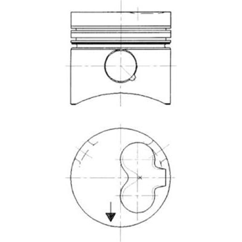 Piston - Kolbenschmidt-90732610