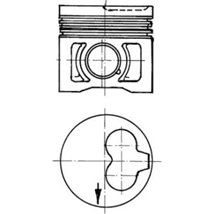 Piston - Kolbenschmidt-91386620