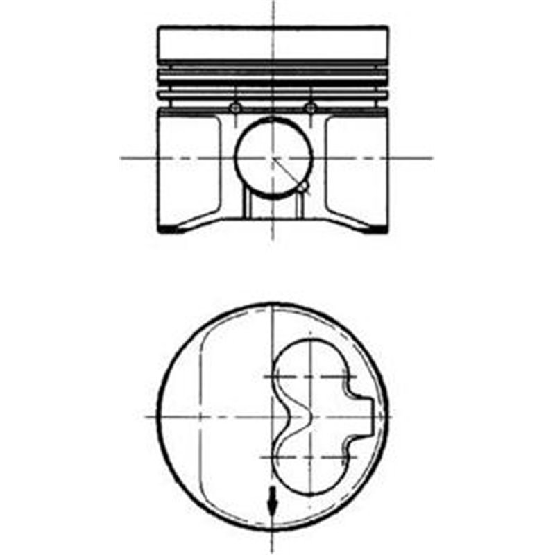 Piston - Kolbenschmidt-91429620