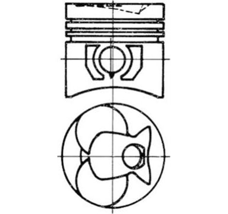 Piston - Kolbenschmidt-93444620