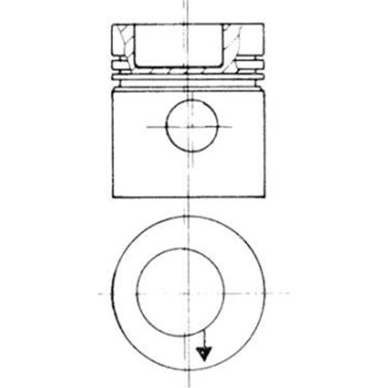 Piston - Kolbenschmidt-93831610