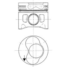 Piston - Kolbenschmidt-94428700