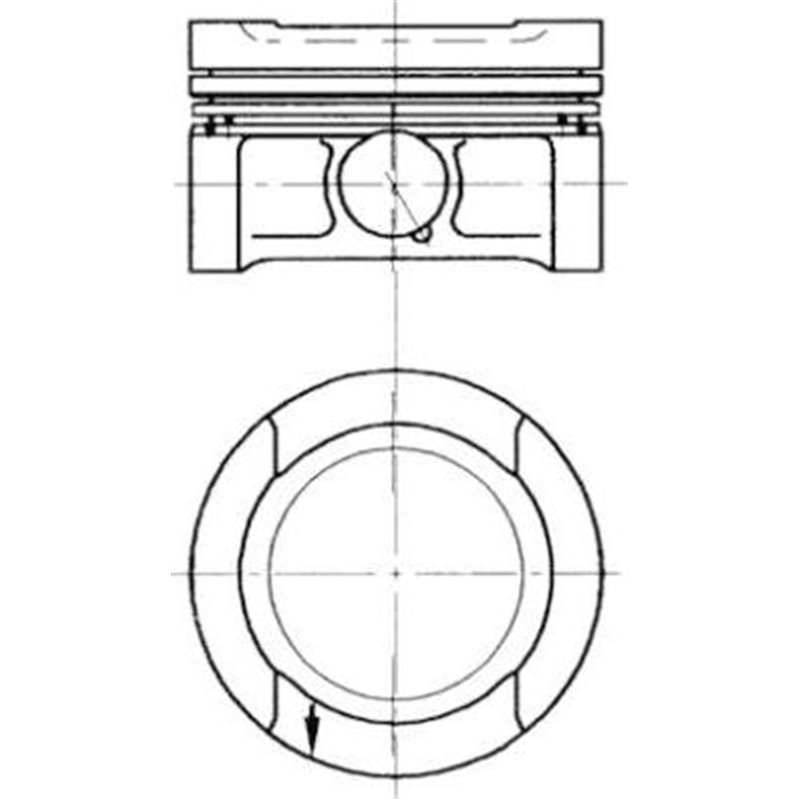 Piston - Kolbenschmidt-94503700