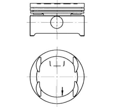 Piston - Kolbenschmidt-94637600