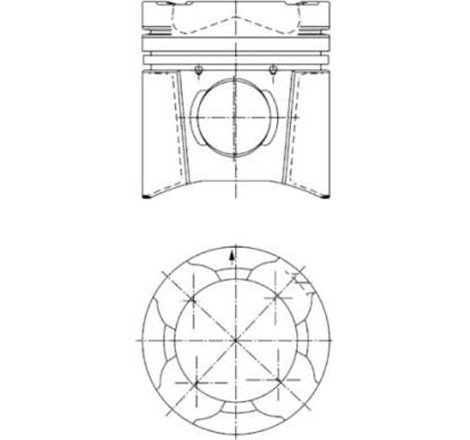Piston - Kolbenschmidt-94846600