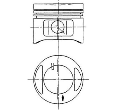 Piston - Kolbenschmidt-94910700