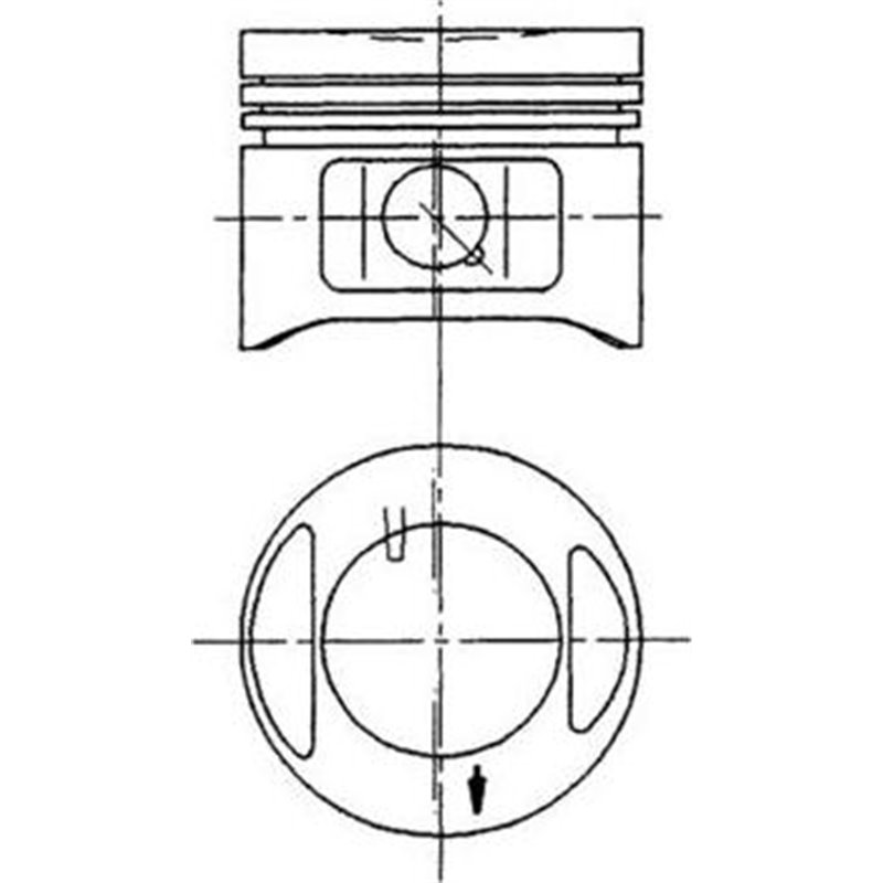 Piston - Kolbenschmidt-94910700