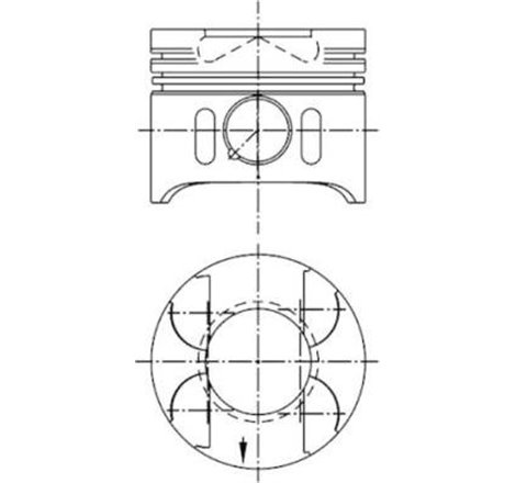 Piston - Kolbenschmidt-97482610