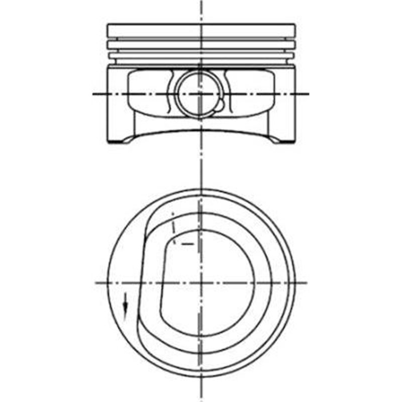 Piston - Kolbenschmidt-99452620