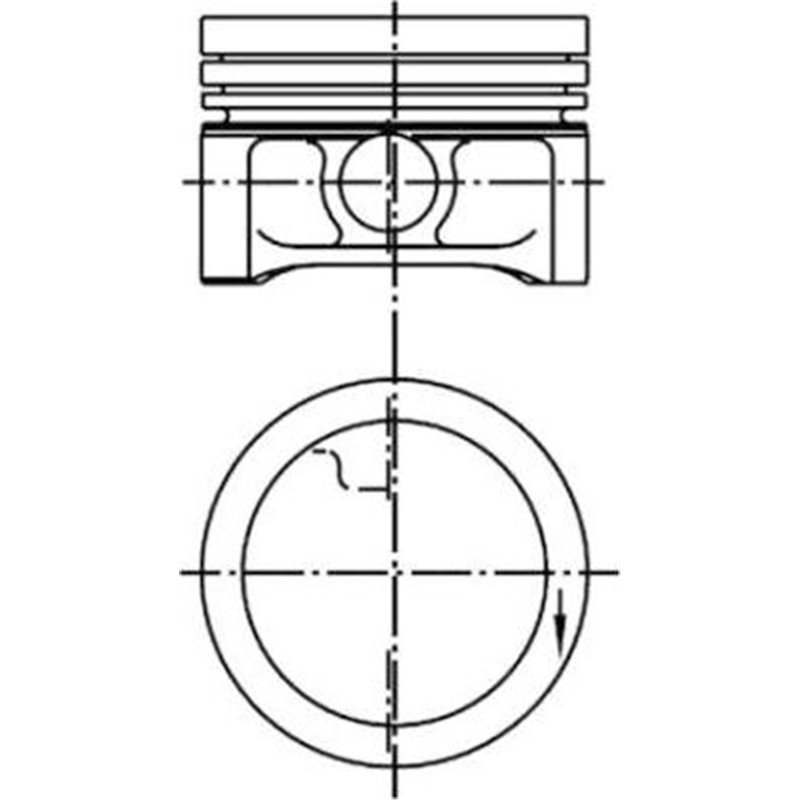 Piston - Kolbenschmidt-99455620