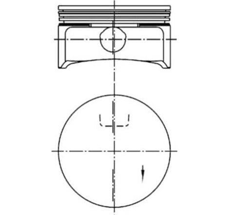 Piston - Kolbenschmidt-99741601