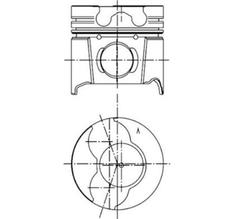 Piston - Kolbenschmidt-99940620
