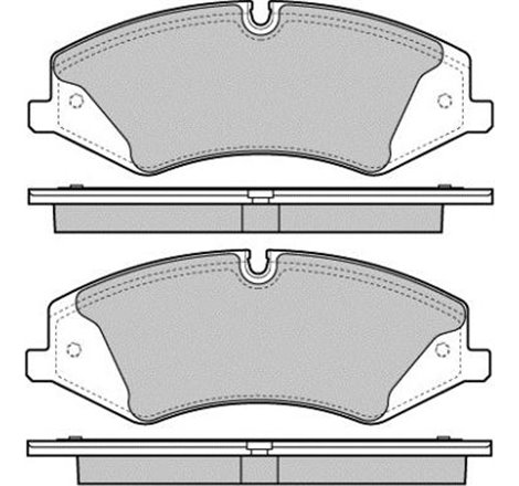 Set placute frana,frana disc - Land Rover-614123463