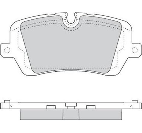 Set placute frana,frana disc - Land Rover-LR147981