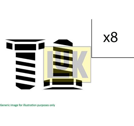 Set surub, volanta - LUK-411000711