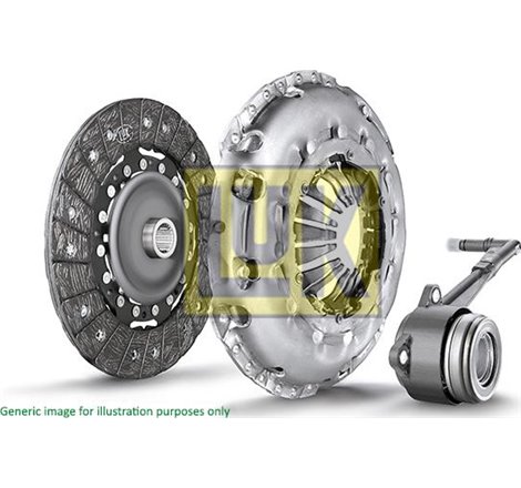 Kit ambreiaj cu rulment hidraulic 240mm HYUNDAI I30. VELOSTER. KIA CEED. CEED. PRO CEED. PROCEED. XCEED 1.4-1.6 10.12- - LUK-624