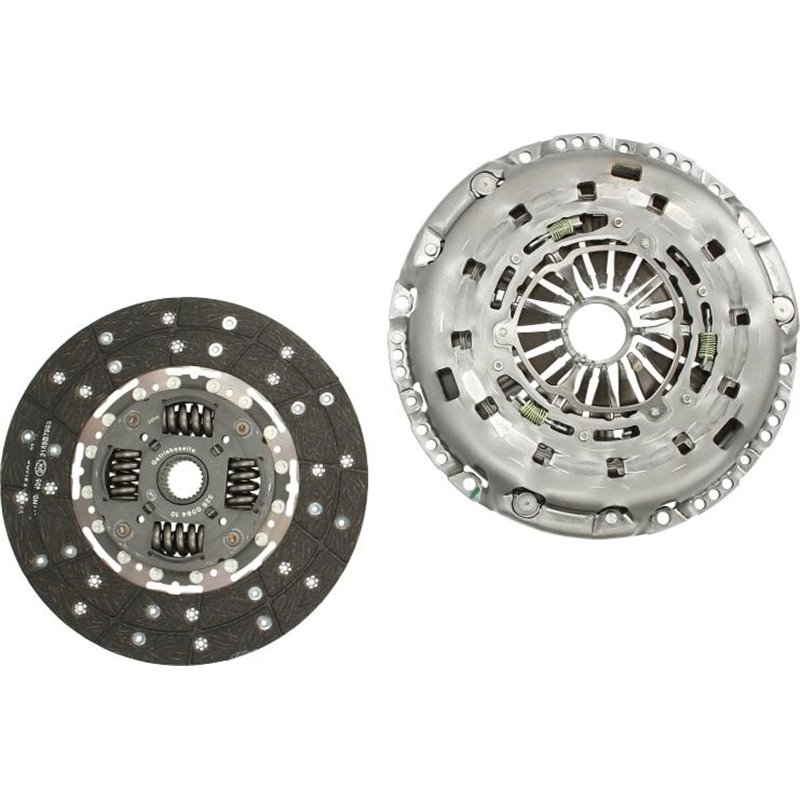 Kit ambreiaj cu autoreglare Cu capac ambreiaj. cu placa de presiune. cu volanta cu masa dubla. fara rulment de eliberare. 260mm 