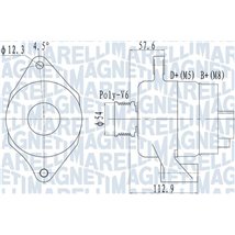 Alternator 14V. 120A ALFA ROMEO 159. BRERA. GIULIETTA. MITO. SPIDER. FIAT BRAVO II. CROMA. DOBLO. DOBLO CARGO. DUCATO. LINEA. PU