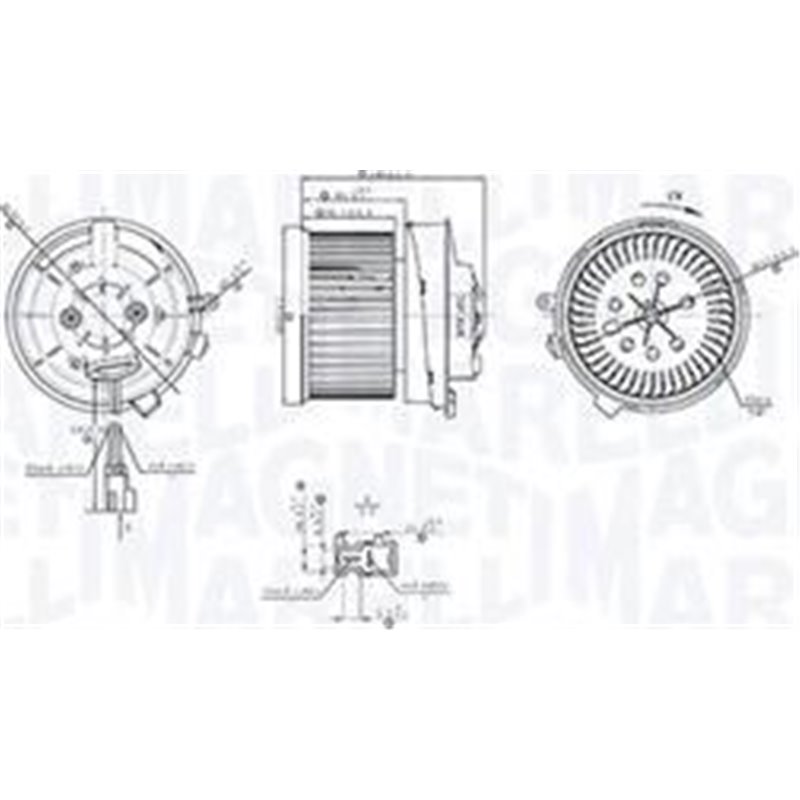 Ventilator. habitaclu - Magneti Marelli-069412766010 - Magneti Marelli-069412766010