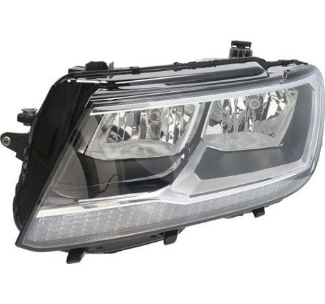 Lampa frontala Stanga halogen. H7-H7-PW24W. electric. cu motor. bec. culoare semnalizator. portocaliu VW TIGUAN - Magneti Marell