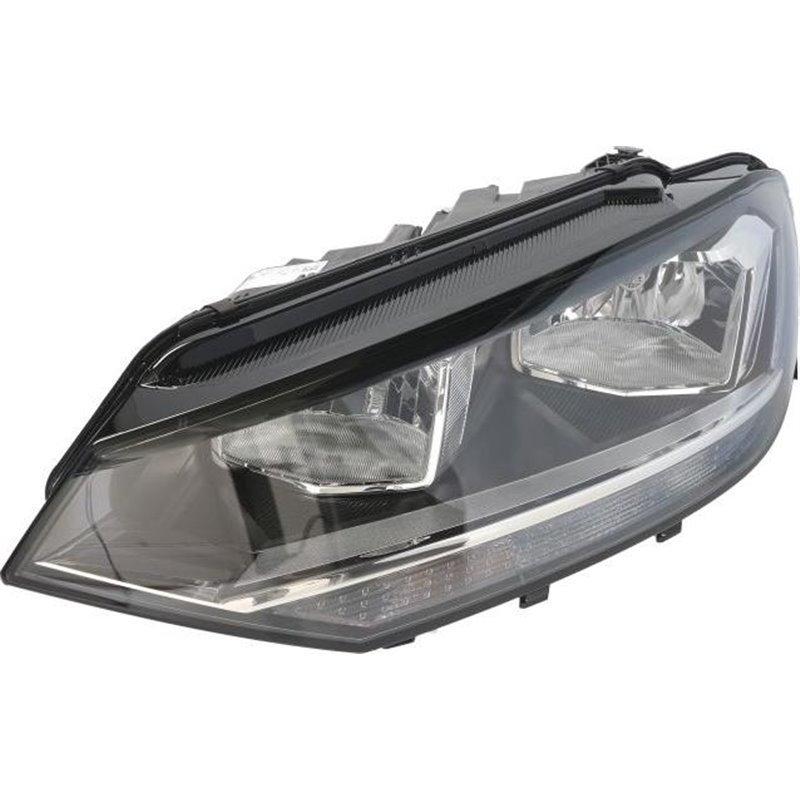 Lampa frontala Stanga halogen. H7-H7-PW24W. electric. cu motor. bec. culoare semnalizator. portocaliu VW TOURAN - Magneti Marell