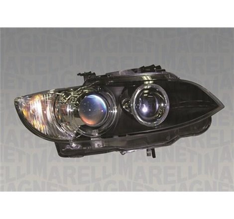 Lampa frontala Stanga xenon. D1S-H3-H8. automat. cu motor. culoare insert. negru BMW 3 E92. 3 E93 - Magneti Marelli-711307022629