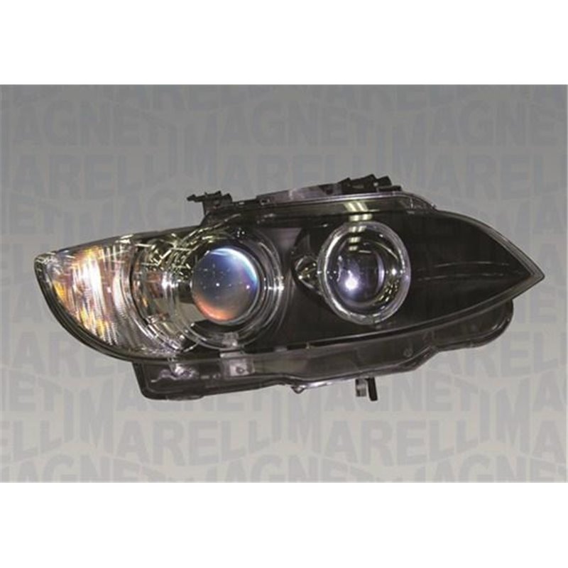 Lampa frontala Stanga xenon. D1S-H3-H8. automat. cu motor. culoare insert. negru BMW 3 E92. 3 E93 - Magneti Marelli-711307022629