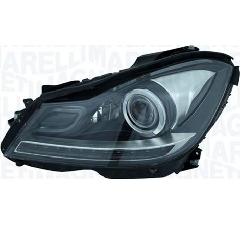 Lampa frontala Stanga bi-xenon. D1S-H7. electric. cu motor. bec. culoare insert. gri MERCEDES C C204. C T-MODEL S204. C W204 03.