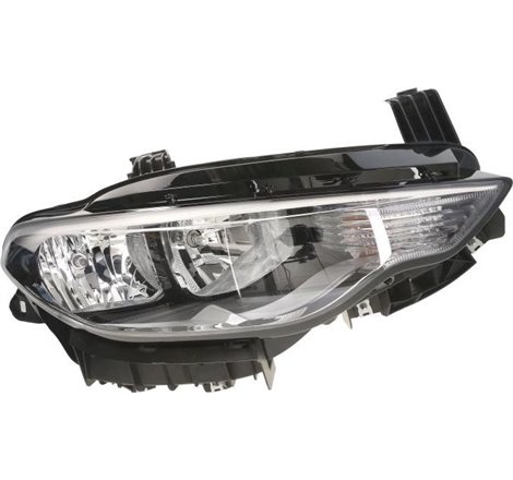 Lampa frontala Dreapta halogen. H15-H7-PY21W. electric. cu motor. culoare insert. argintiu. culoare semnalizator. portocaliu FIA