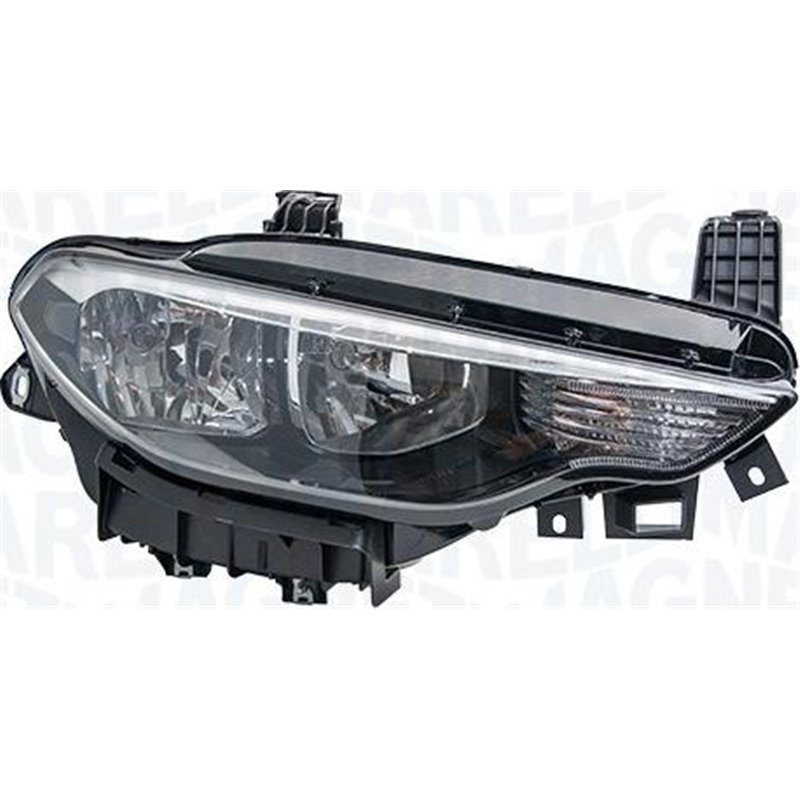 Lampa frontala Stanga halogen. H15-H3-PY21W. bec. culoare insert. negru. culoare semnalizator. portocaliu FIAT TIPO - Magneti Ma