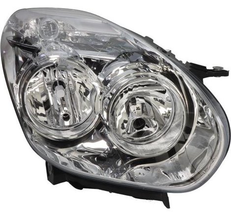 Lampa frontala Dreapta halogen. H1-H7-PY21W-W21W-W5W. electric. cu motor. culoare insert. cromat FIAT DOBLO. DOBLO CARGO. OPEL C
