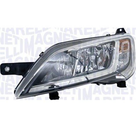 Lampa frontala Dreapta halogen. H7-W21-WY21W. electric. fara motoras. bec. culoare insert. gri CITROEN JUMPER I. JUMPER II. FIAT