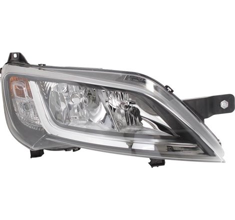 Lampa frontala Dreapta halogen. H7-W21-WY21W. electric. cu motor. bec. culoare insert. negru CITROEN JUMPER I. JUMPER II. FIAT D