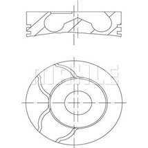Piston 89 STD MERCEDES E T-MODEL S210. E VF210. E W210. G W461. SPRINTER 2-T B901. B902. SPRINTER 3-T B903. SPRINTER 4-T B904. V